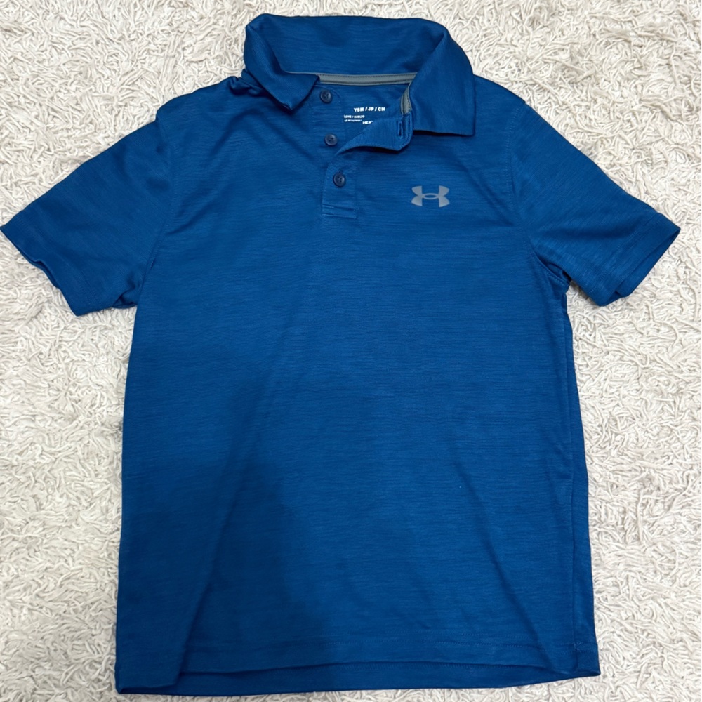 Under Armour Kids Deep Blue Polo